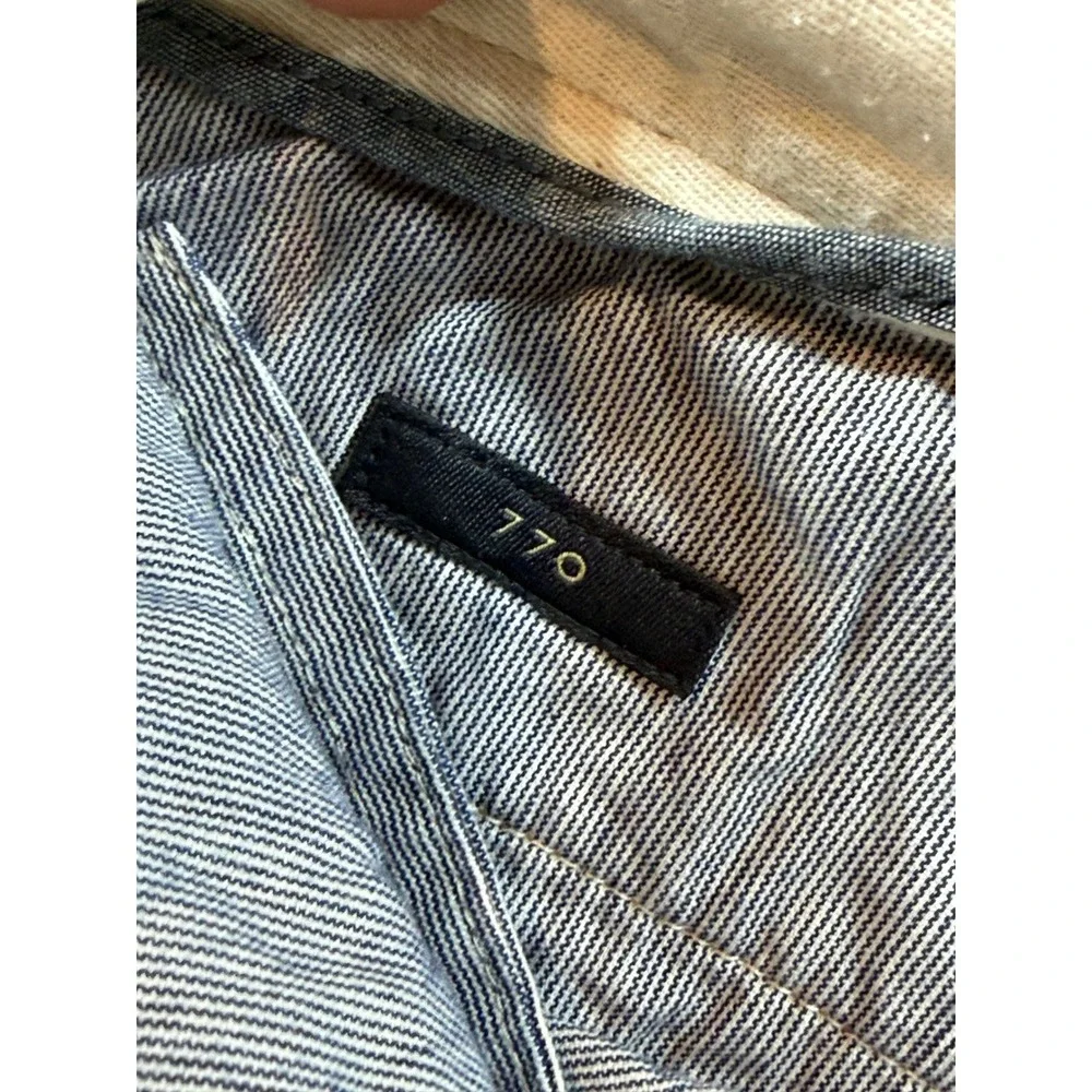J.Crew 770 Straight Chino Pants Mens 34x27 Khaki Tan Excellent Stretch Cotton
